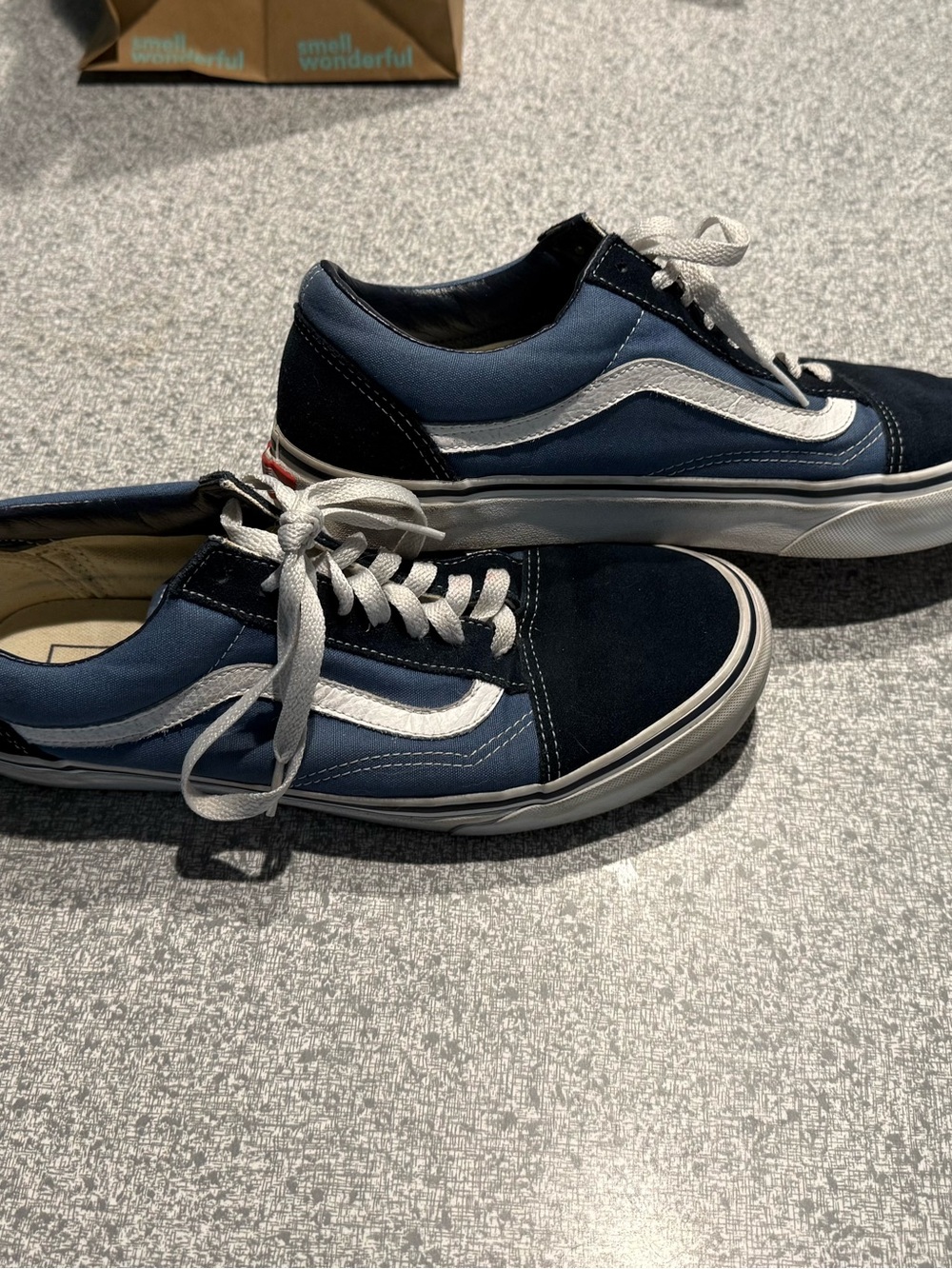 Vans Old Skool blue men’s 10 shoes - Picture 3 of 7